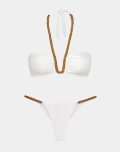 Ayana Carol Top - White 12 Ayana Carol Top - White -Cheap Bralette Store Ayana Carol Top flat