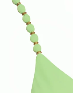 Beads Tri Parallel Top - Lime 13 Beads Tri Parallel Top - Lime -Cheap Bralette Store Beads Parallel Tri Top flat 2