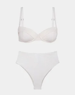 Firenze Bela Hot Pant Bottom - White 10 Firenze Bela Hot Pant Bottom - White -Cheap Bralette Store Bela Hot Pants flat 1