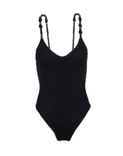 Dora Li One Piece - Black -Cheap Bralette Store DoraLulliOnepiece flat