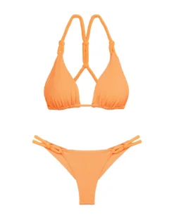 Firenze Edie Detail Bottom - Mandarin -Cheap Bralette Store EDIEDETAILBOTTOM FLAT