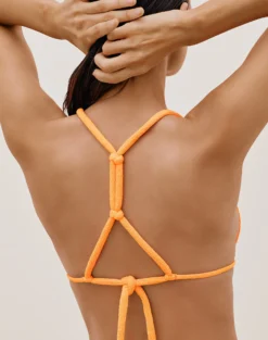 Firenze Edie T Back Top - Mandarin 11 Firenze Edie T Back Top - Mandarin -Cheap Bralette Store EDIETBACKTRITOP DETAIL 1