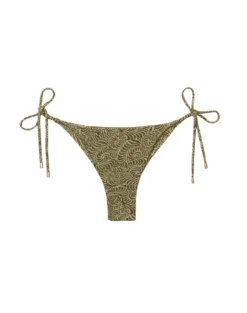 Embroidery Tie Side Bottom - Ortiz Green