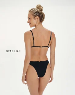 Firenze Imani Tri Parallel Top - Black -Cheap Bralette Store Firenze Imani Tri Parallel Top back Brasil Black 1