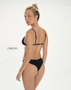 Firenze Imani Tri Parallel Top - Black -Cheap Bralette Store Firenze Imani Tri Parallel Top cheeky 1