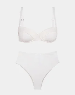 Firenze Jade Top - White -Cheap Bralette Store Jade Top flat 1