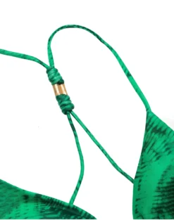 Jaque Tri T Back Top - Tamale Cactus 17 Jaque Tri T Back Top - Tamale Cactus -Cheap Bralette Store JaqueTBackTriTop flat detail