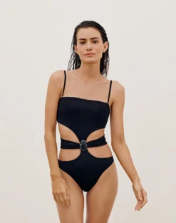 Kim One Piece - Black -Cheap Bralette Store KIMONEPIECE FRONT 1