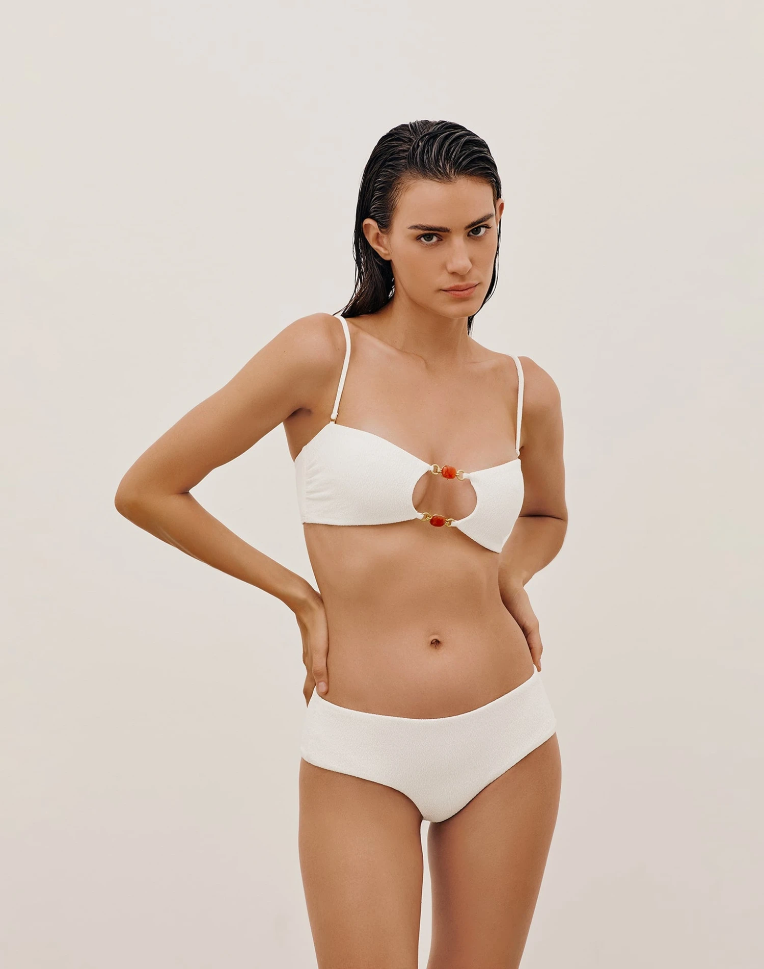 Firenze Martha Bottom - White 5 Firenze Martha Bottom - White - Image 5