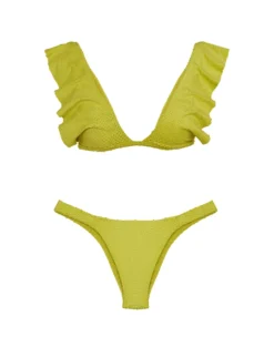 Scales Liz Top - Wasabi 14 Scales Liz Top - Wasabi -Cheap Bralette Store SCALESLIZTOP FLAT