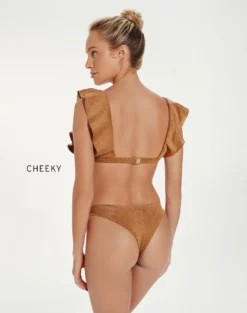 Scales Basic Bottom - Toffee -Cheap Bralette Store ScalesBasicBottom back cheeky