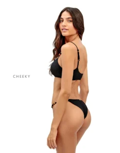 Firenze Ana Flora Top - Black -Cheap Bralette Store black firenze flora ana bikini cheeky