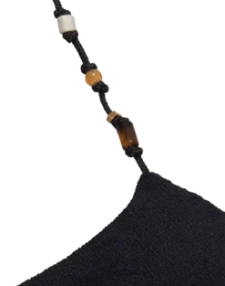 Firenze Ana Flora Top - Black -Cheap Bralette Store black firenze flora ana top flat detail