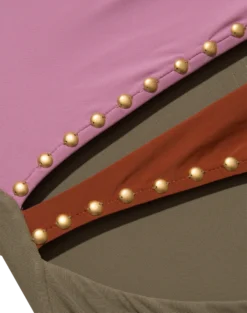 Frida Block One Piece - Pistachio Camel 16 Frida Block One Piece - Pistachio Camel -Cheap Bralette Store block frida 1pc flat detail