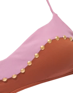 Laila Block Top - Pistachio Camel 15 Laila Block Top - Pistachio Camel -Cheap Bralette Store block laila top flat detail