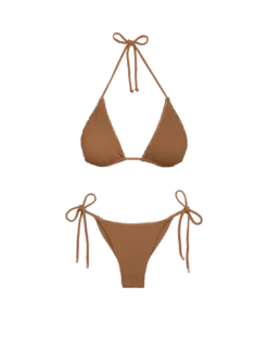 Firenze Embroidery Tie Side Bottom - Desert 19 Firenze Embroidery Tie Side Bottom - Desert -Cheap Bralette Store desert firenze embroidery tri bikini flat
