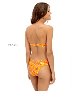 Beta Bottom (final Sale) - Lowana Mustard -Cheap Bralette Store lowana knot bandeau top beta btm br