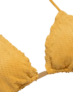 Scales Ripple Top - Mustard -Cheap Bralette Store mustard scales tri top flat detail ac2cf042 9226 408d b81d b5059946a0f6