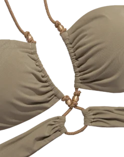 Gi Top - Pistachio -Cheap Bralette Store pistachio gi top detail flat