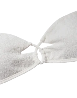 Firenze Jane Top - White -Cheap Bralette Store white firenze jane top flat detail