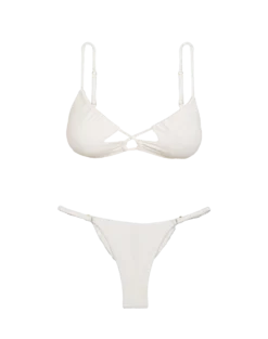 Firenze Rafa Bottom - White -Cheap Bralette Store white firenze jane top flat a1f86ded b838 4fc2 a729 83892814436d