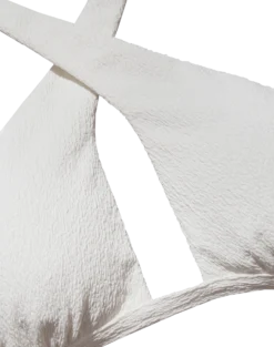 Firenze Noemie Top - White -Cheap Bralette Store white firenze noemie top flat detail