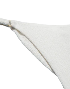 Firenze Rafa Bottom - White -Cheap Bralette Store white firenze rafa btm flat detail